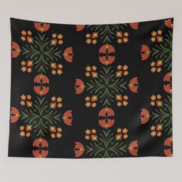 Item preview, Floral Ornament Folklore  designed and sold by ArtsOfBats.