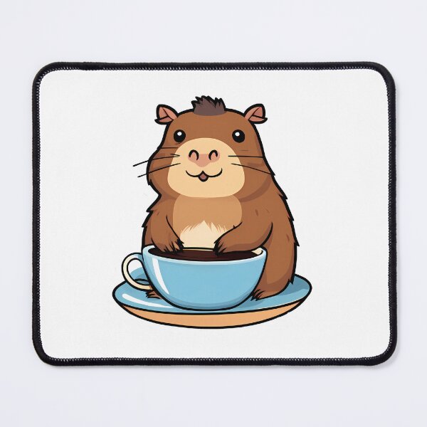 Artikel-Vorschau von Capybara-Kaffeeliebe, designt und verkauft von Mechanical-Artt.