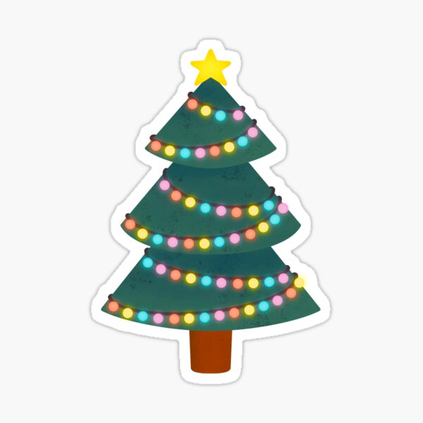 Christmas Tree Sticker Sticker