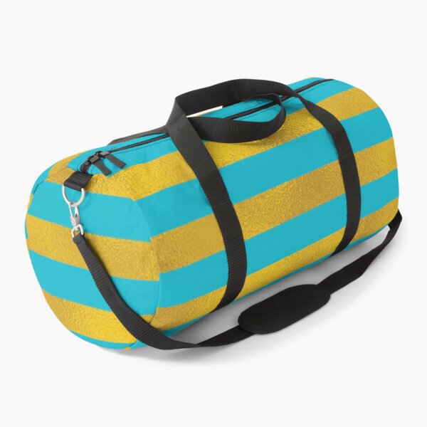 Item preview, Turquoise and gold foil color stripes. designed and sold by Luggnagg.
