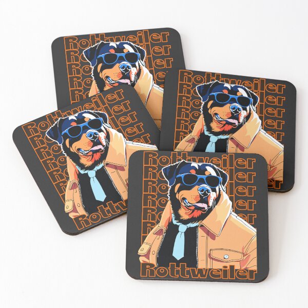 Item preview, Cool Rottweiler Retro designed and sold by HoruXtore.