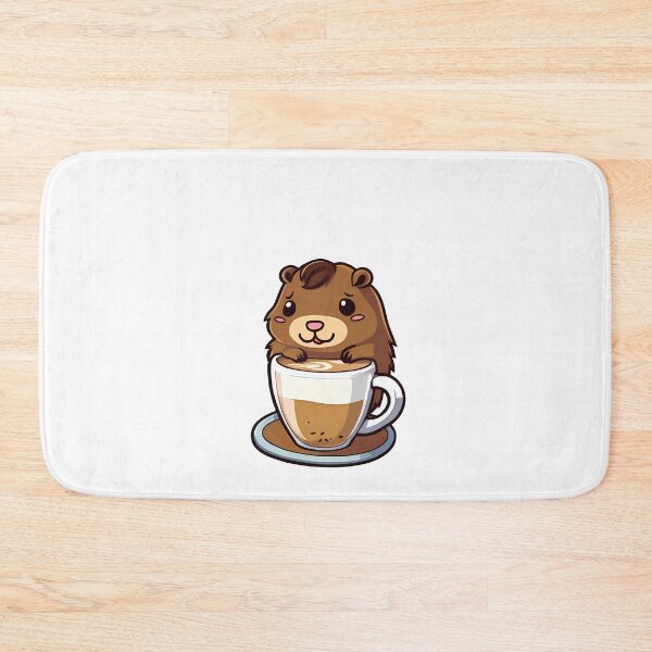 Item preview, One Capybara, One Coffee: Perfect Harmony designed and sold by Mechanical-Artt.