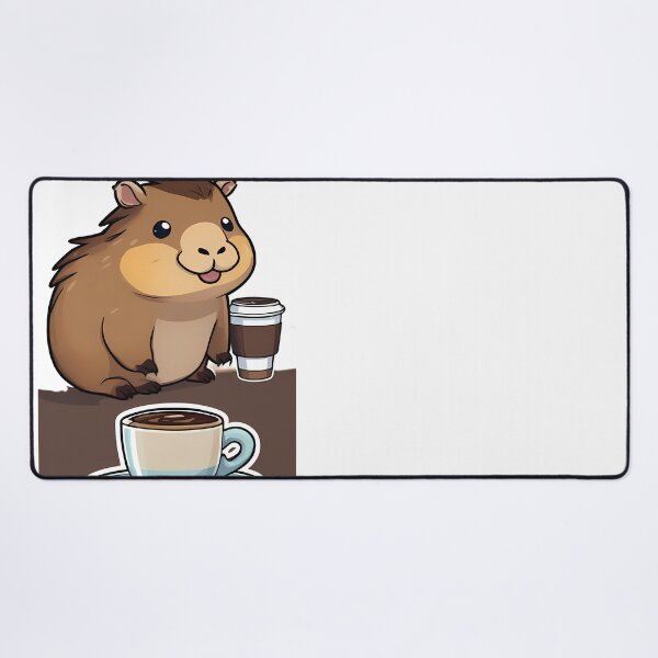 Item preview, Coffee with Capybara Companions designed and sold by Mechanical-Artt.