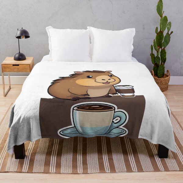 Item preview, Coffee with Capybara Companions designed and sold by Mechanical-Artt.