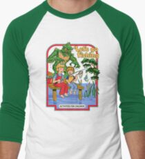 Let's Go Fishing Men's Baseball ¾ T-Shirt