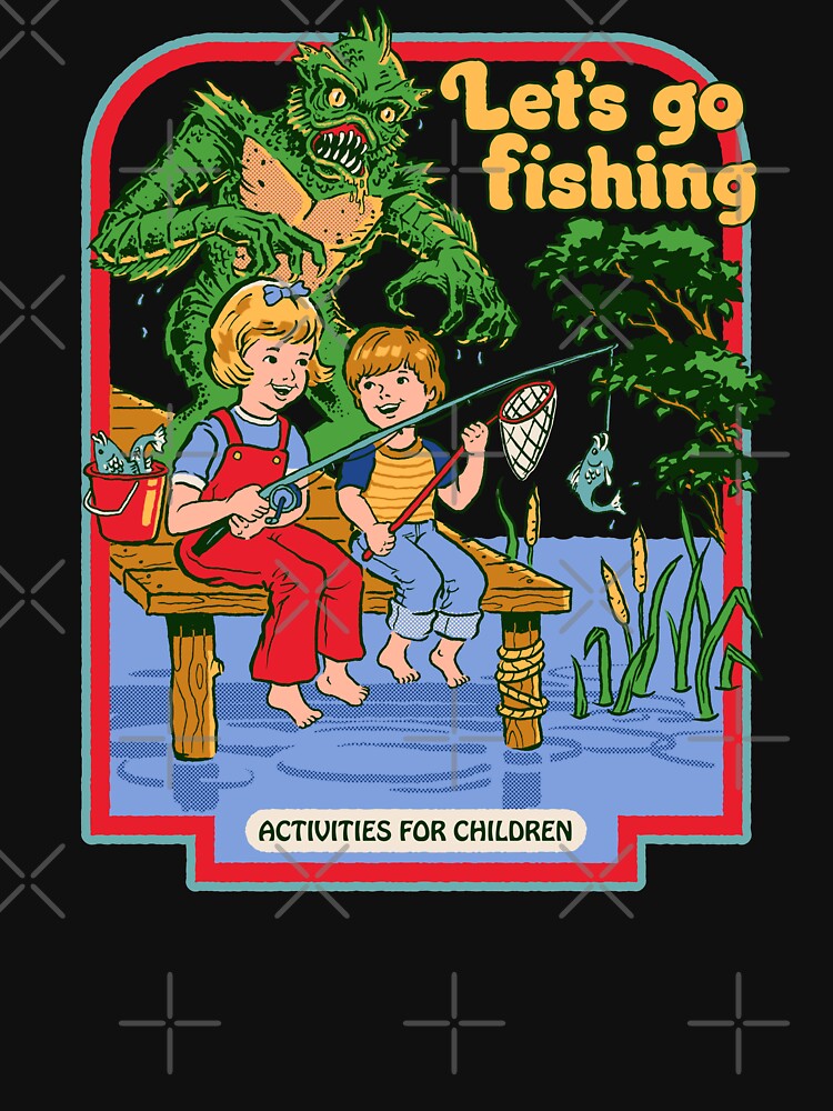 T-shirt respirant for Sale avec l'œuvre « Allons pêcher » de l'artiste  Steven Rhodes