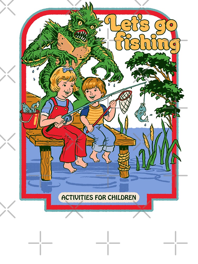 Let's Go Fishing Kids T-Shirt for Sale by Steven Rhodes