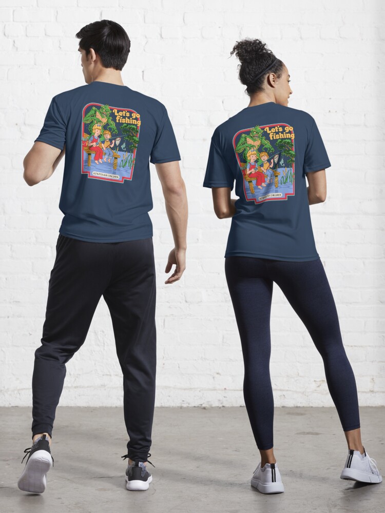 T-shirt respirant for Sale avec l'œuvre « Allons pêcher » de l'artiste  Steven Rhodes