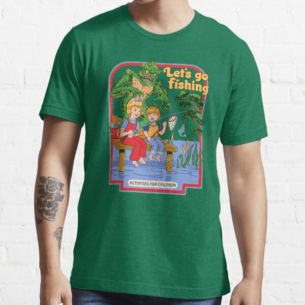 Let's Go Fishing Creature from The Black Lagoon (1954) Classic T-Shirt | Redbubble