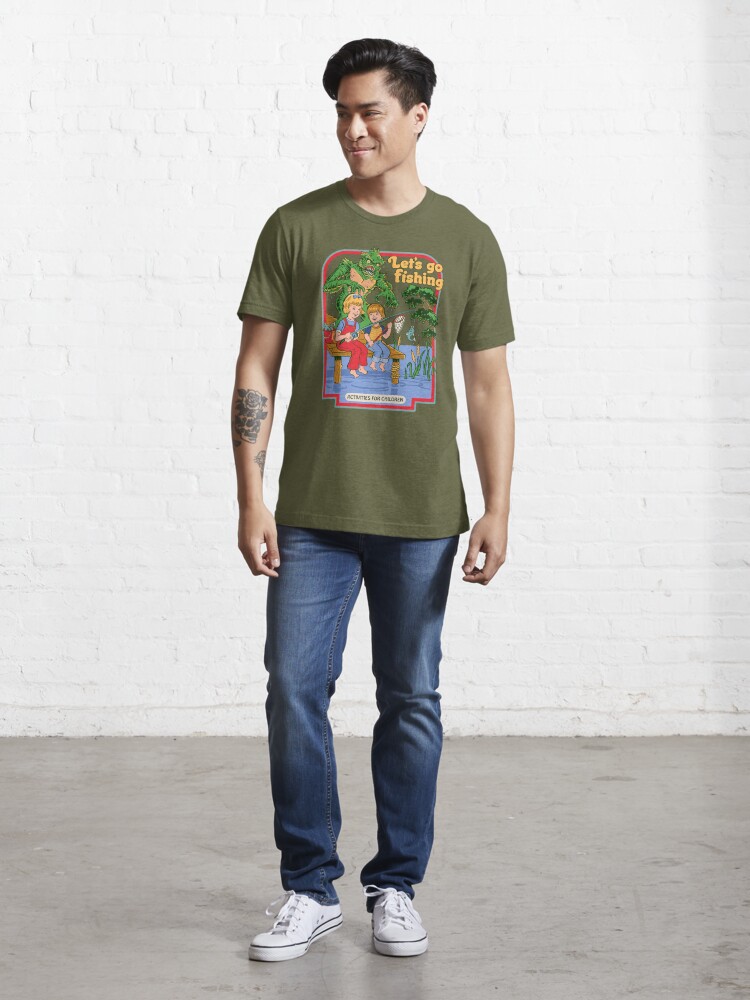 Let's Go Fishing T-shirt Design.' Men's T-Shirt