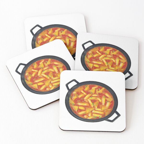 Item preview, Tteokbokki drawing designed and sold by cookwithabrush.