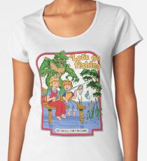 Let's Go Fishing Women's Premium T-Shirt