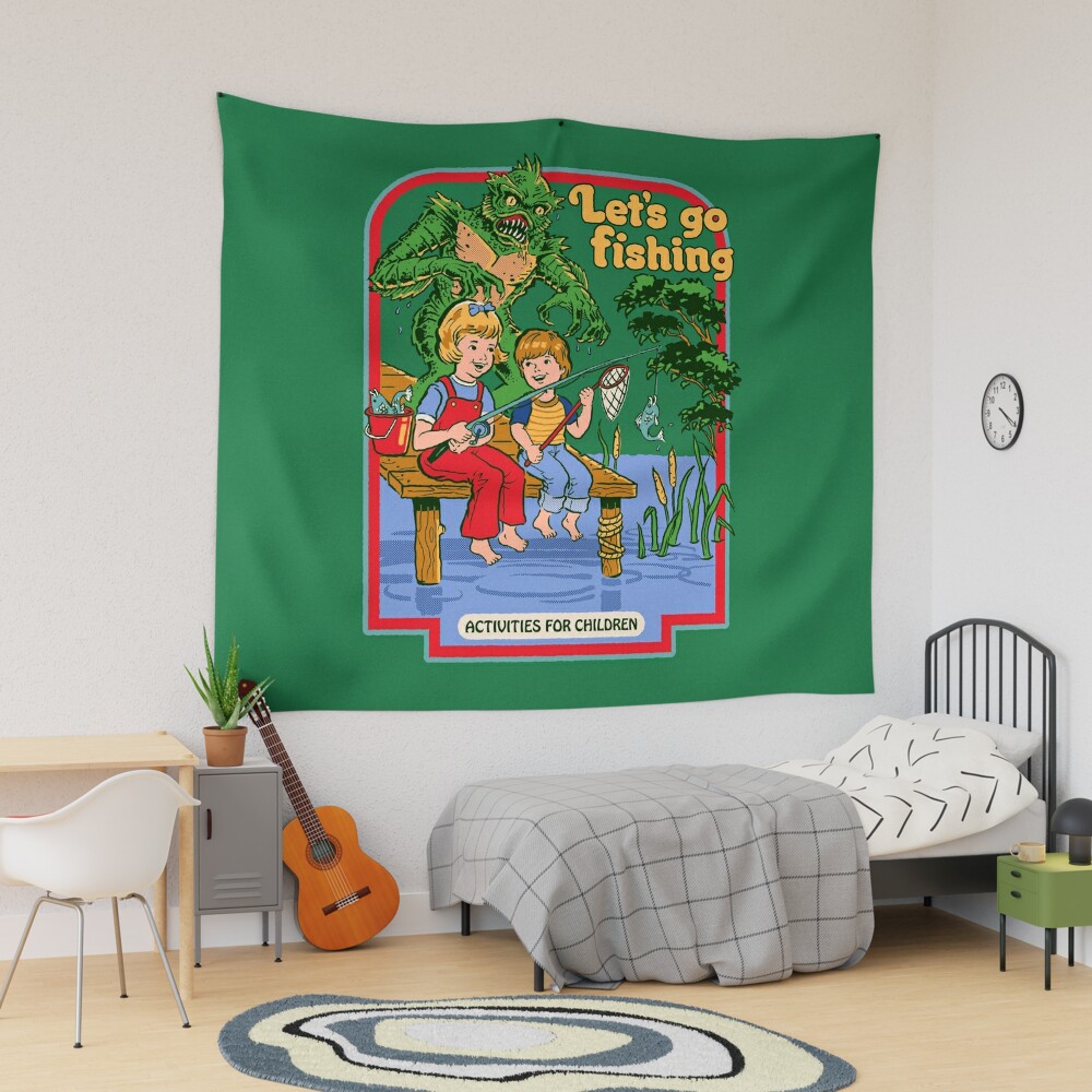 Let's Go Fishing Tapestry for Sale by Steven Rhodes