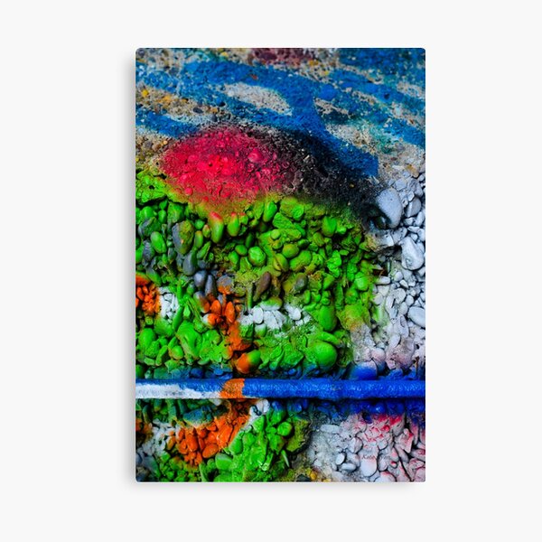 Abstract Graffiti Wall Art Photography - 1 Canvas Print
