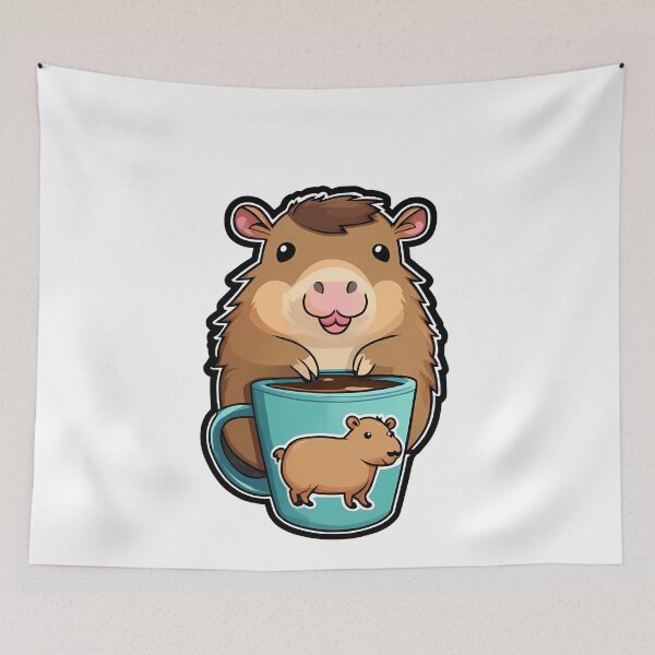Item preview, Capybara Coffee Connection designed and sold by Mechanical-Artt.