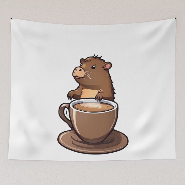 Item preview, Sip & Smile: Capybara Edition designed and sold by Mechanical-Artt.