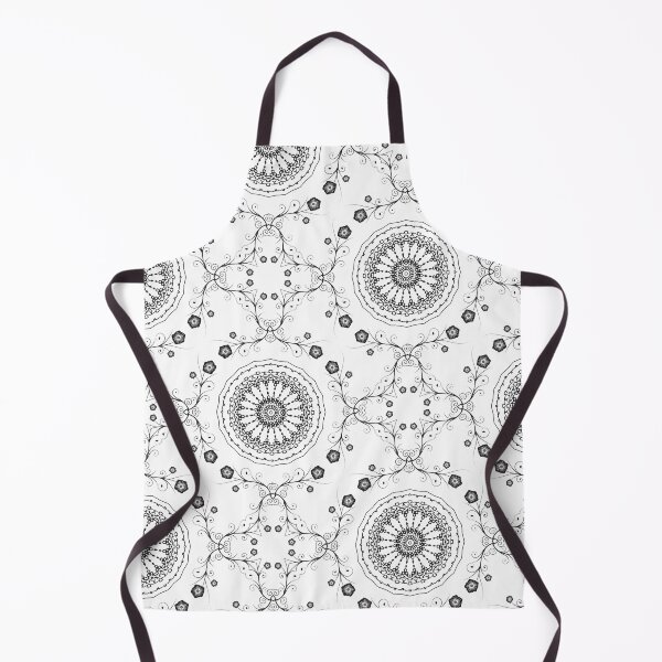 Item preview, Pattern Black White Spiral Floral designed and sold by Penny Stanley (ICONIC FOX GRAPHICS).