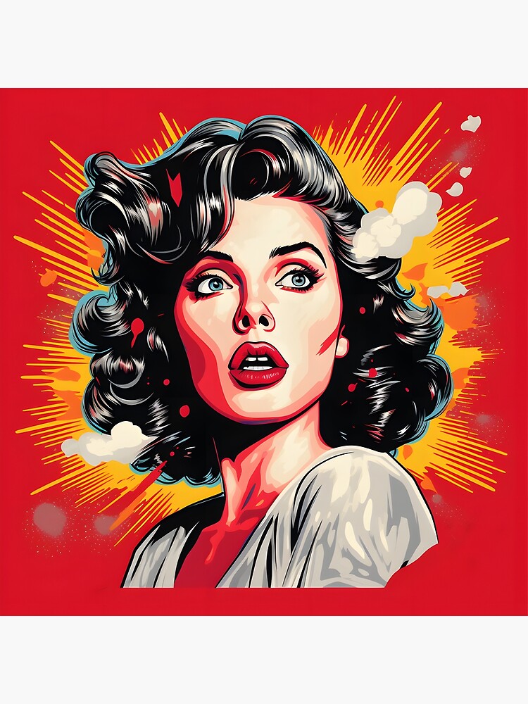 Woman Pop Art Canvas