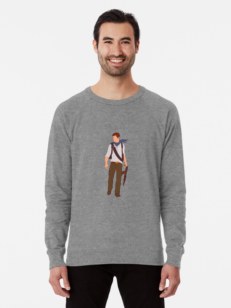 nathan drake uncharted Lightweight Sweatshirt