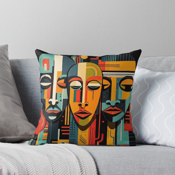 Aperçu de l'œuvre Conception du Bauhaus de la tribu africaine créée et vendue par ArtificialGenes.