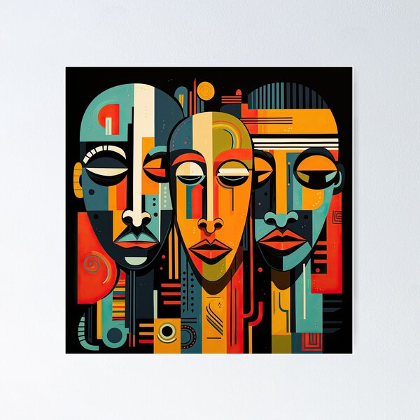 Artikelvorschau, African Tribe Bauhaus Design entworfen und verkauft von ArtificialGenes.