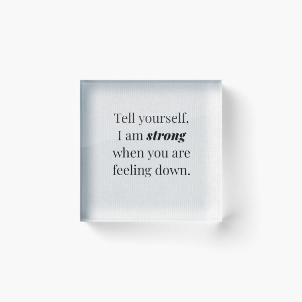 Item preview, Strengthening Words: Lift Your Spirits with 'I am strong" designed and sold by Badri Nurul.
