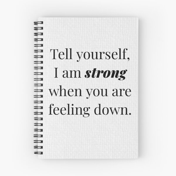 Item preview, Strengthening Words: Lift Your Spirits with 'I am strong" designed and sold by Badri Nurul.