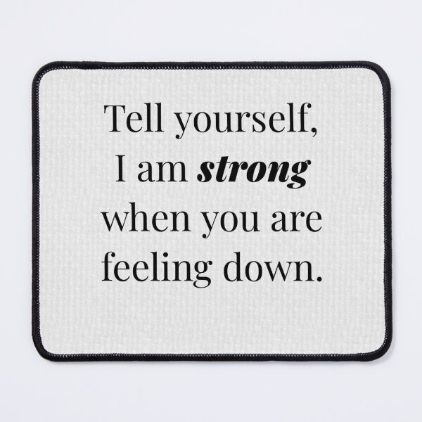 Item preview, Strengthening Words: Lift Your Spirits with 'I am strong" designed and sold by Badri Nurul.