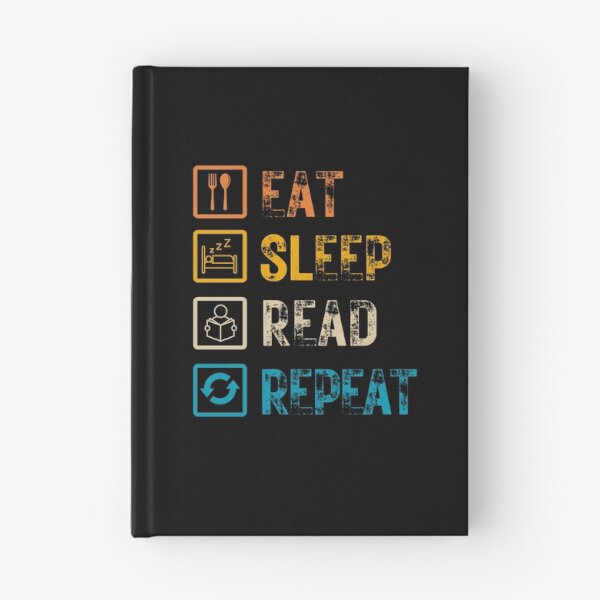 Aperçu de l'œuvre Manger Dormir Lire Répéter créée et vendue par netfires.