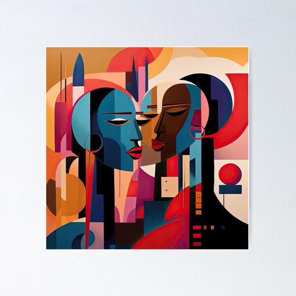 Item preview, African Tribe Bauhaus Design designed and sold by ArtificialGenes.