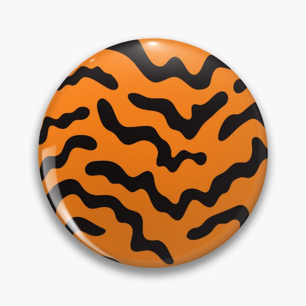 Item preview, Orange & Black Curling Strokes Halloween Pattern designed and sold by Sturdust.