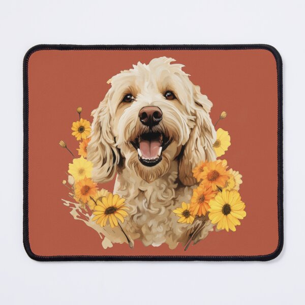 Item preview, Happy Labradoodle designed and sold by ZombieLH.