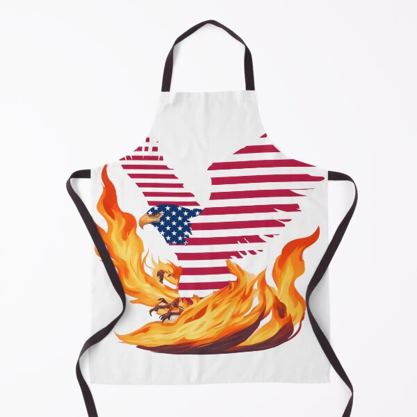 Item preview, American flag in the eagle fire designed and sold by Arno-Onei.