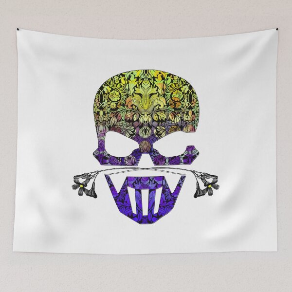 Item preview, SKULL FLORAL ORNAMENTS III designed and sold by Pia Schneider.