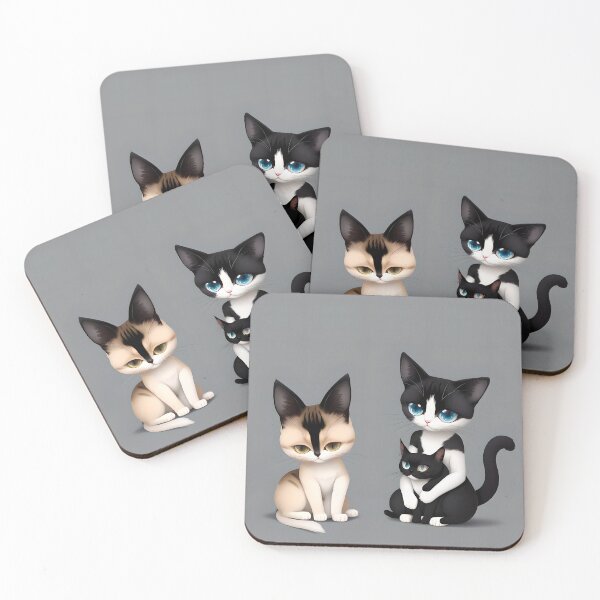 Item preview, Adorable Cats Family designed and sold by Delemore Art.