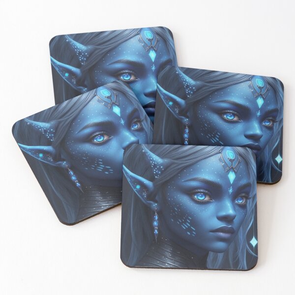 Item preview, Mystic Enchantment: Blue Elf Maiden Art designed and sold by Badowolf.