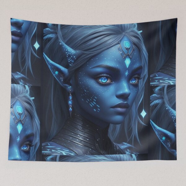 Item preview, Mystic Enchantment: Blue Elf Maiden Art designed and sold by Badowolf.