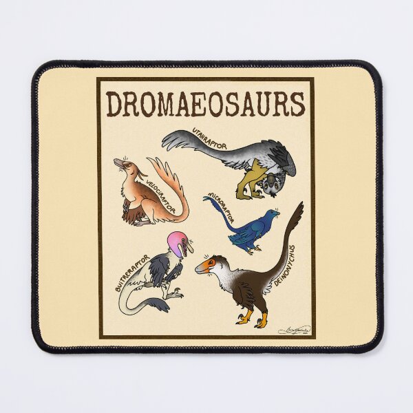 Item preview, Different Dromaeosaurs designed and sold by saradrawspaleo.