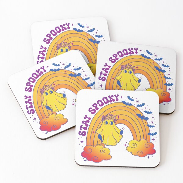 Item preview, Great rainbow with a ghost. designed and sold by storefunnypets.