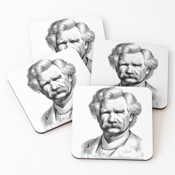 Item preview, Portrait of Mark Twain designed and sold by NTGUILTY.