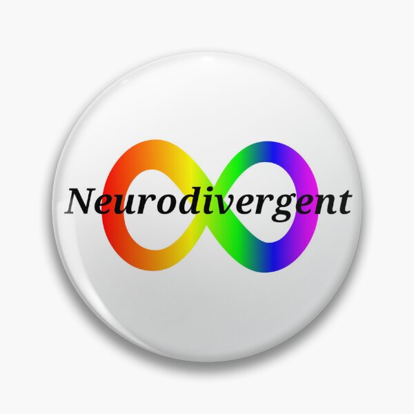 Item preview, Neurodivergent Rainbow Infinity Logo designed and sold by Lauren-dx14.