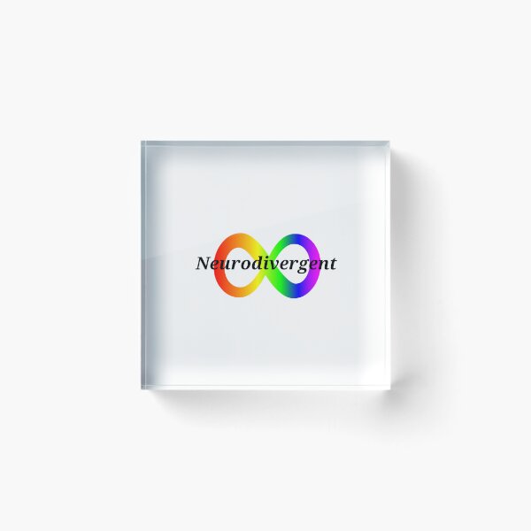 Item preview, Neurodivergent Rainbow Infinity Logo designed and sold by Lauren-dx14.