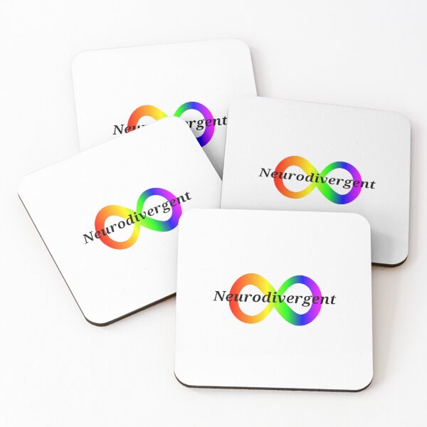 Item preview, Neurodivergent Rainbow Infinity Logo designed and sold by Lauren-dx14.