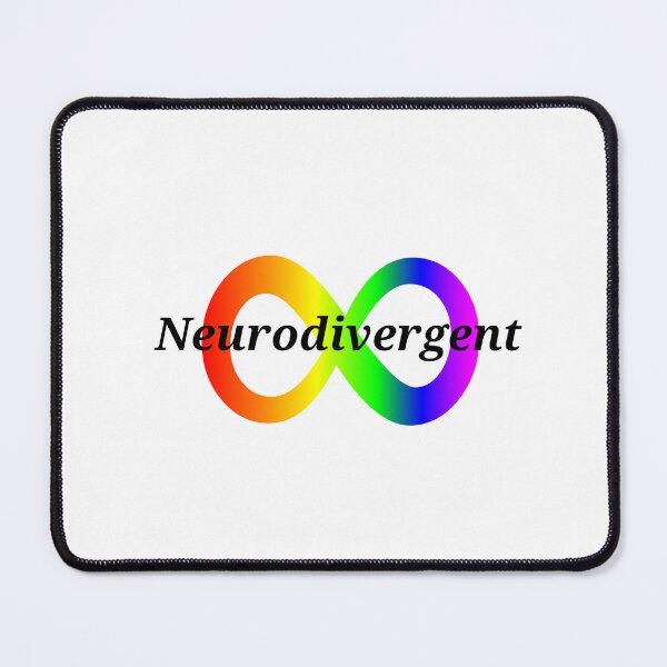 Item preview, Neurodivergent Rainbow Infinity Logo designed and sold by Lauren-dx14.