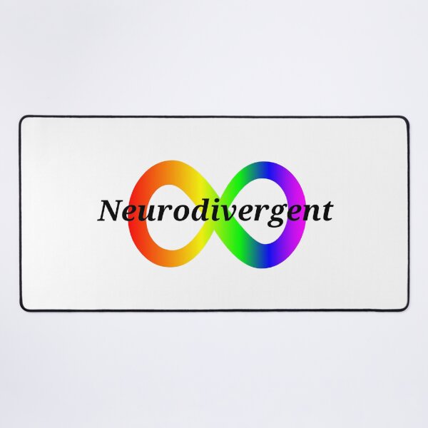 Item preview, Neurodivergent Rainbow Infinity Logo designed and sold by Lauren-dx14.