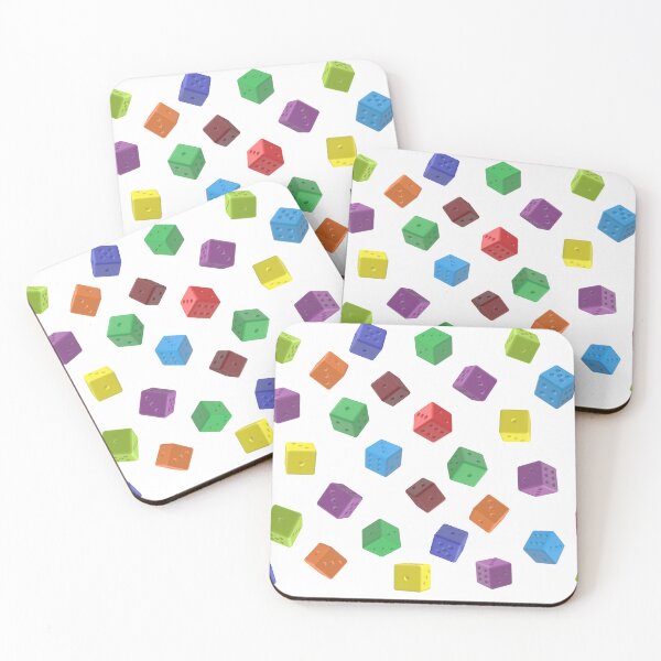 Item preview, Dados coloridos cayendo designed and sold by Canderella144.