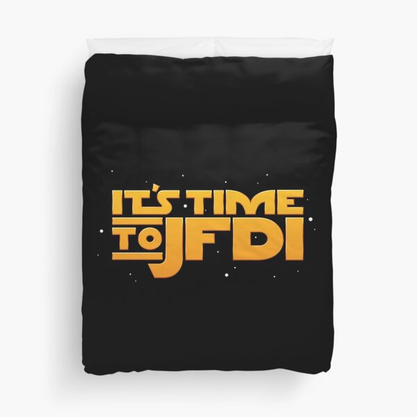 Vista previa del artículo con la obra «JFDI de Star Wars (Simplemente hazlo)», diseñado y vendido por DoItDesigns.