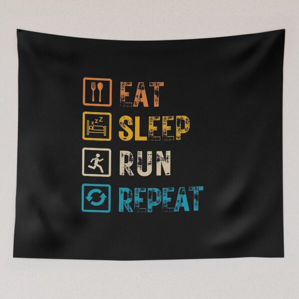 Item preview, Eat Sleep Run Repeat designed and sold by netfires.
