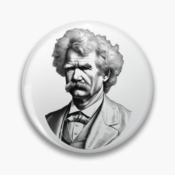 Item preview, Portrait of Mark Twain, Samuel Langhorne Clemens designed and sold by NTGUILTY.