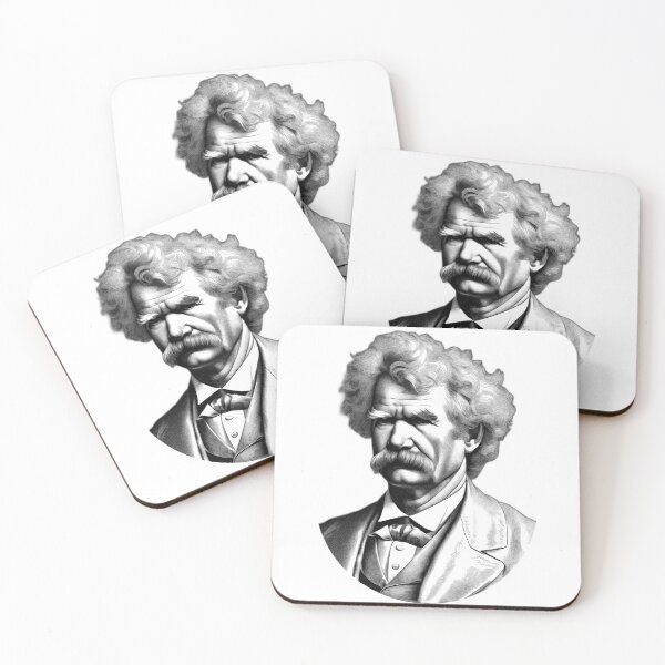 Item preview, Portrait of Mark Twain, Samuel Langhorne Clemens designed and sold by NTGUILTY.